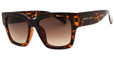 Draper James Dj9022 215 Women's Sunglasses Tortoiseshell Size 56 In Brown