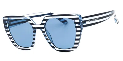 Draper James Dj9023 400 Women's Sunglasses Blue Size 55