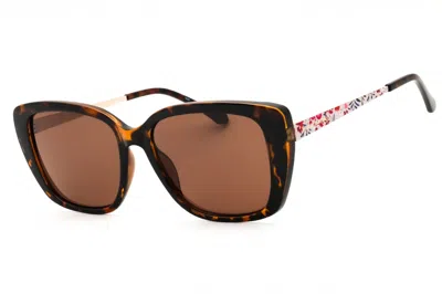 Draper James Dj9025 Tortoiseshell Oversized Sunglasses In Brown