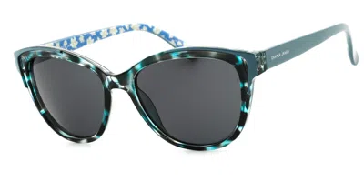Draper James Dj9032 400 Women's Sunglasses Tortoiseshell Size 56 In Blue