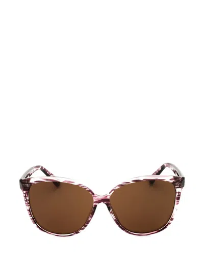 Draper James Dj9035 Rectangle-frame Sunglasses In Brown