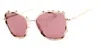 Draper James Geometric-frame Sunglasses In Pink