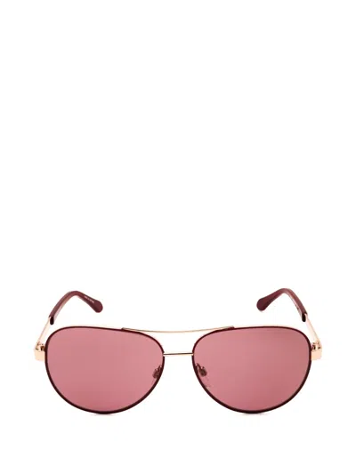 Draper James Double-bridge Pilot-frame Sunglasses In Multi