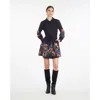 Draper James Ellie Pleated Shirtdress In Multi