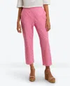 Draper James Eyelet Pants In Sachet Pink Eyelet In Multi