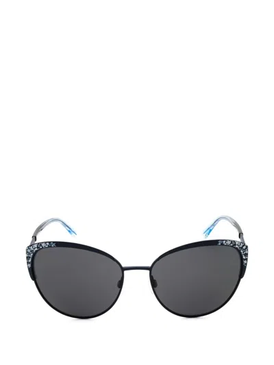 Draper James Floral-print Cat-eye Sunglasses In Black