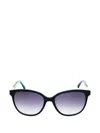 Draper James Gradient Rectangular-frame Sunglasses In Blue