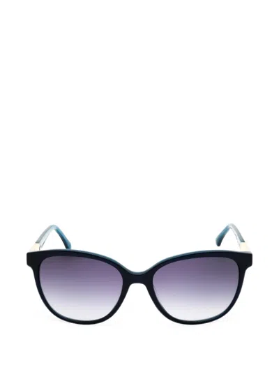 Draper James Gradient Rectangular-frame Sunglasses In Blue