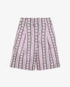 Draper James High Waisted Shorts In Purple