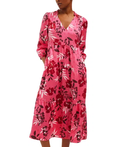 Draper James Katie Midi Dress In Red