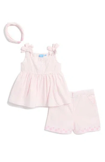 Draper James Kids' Cotton Top, Shorts & Headband Set