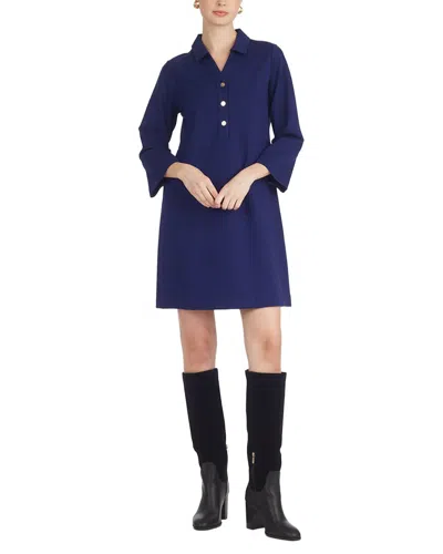 Draper James Lyla Shirtdress In Blue