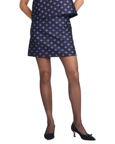 Draper James Mini Skirt In Blue