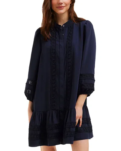 Draper James Molly Mini Dress In Blue