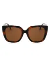 Draper James Oversized Square-frame Sunglasses In Brown