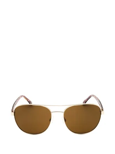 Draper James Pilot-frame Sunglasses In Gold