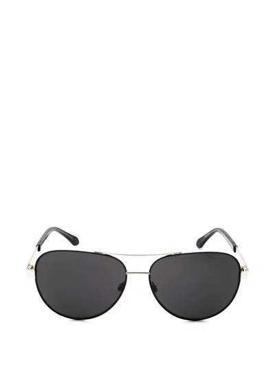 Draper James Pilot-frame Sunglasses In Black