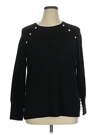 Pre-owned Draper James Pullover Sweater In Black