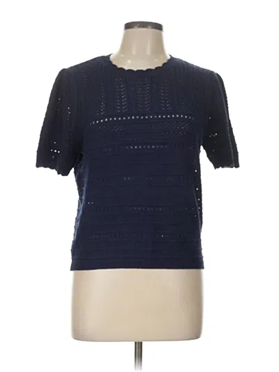 Pre-owned Draper James Pullover Sweater In Blue