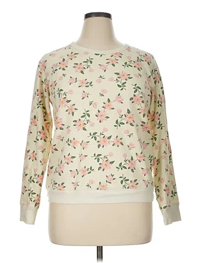 Pre-owned Draper James Pullover Sweater In Ivory