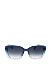Draper James Rectangle-frame Sunglasses In Red