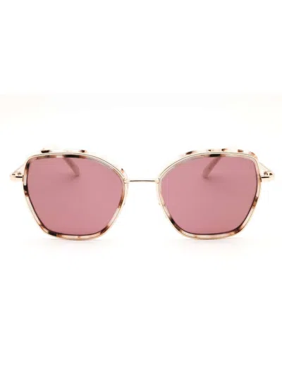 Draper James Round Women's Designer Sunglasses - Dj9037 In Neutral