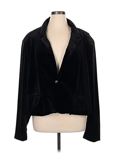 Pre-owned Draper James Rsvp Blazer Jacket In Black