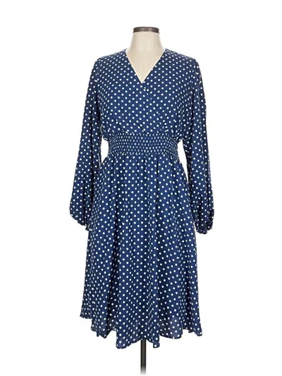 Pre-owned Draper James Rsvp Casual Dress In Blue