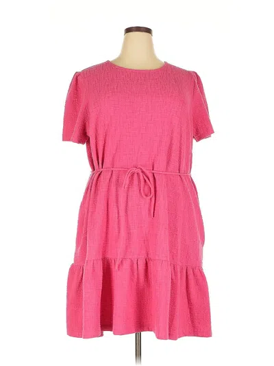 Pre-owned Draper James Rsvp Casual Dress In Pink
