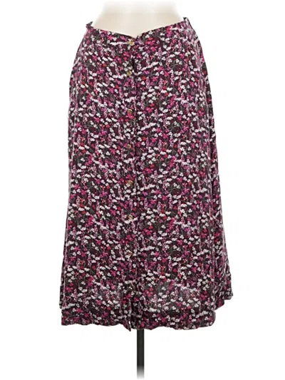 Pre-owned Draper James Rsvp Casual Skirt In Purple