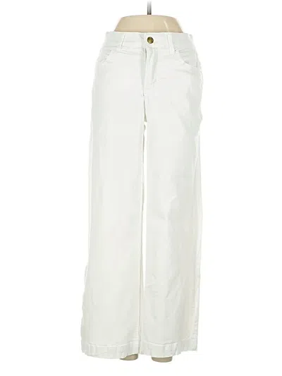 Pre-owned Draper James Rsvp Jeans In White