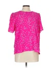 Draper James Short Sleeve Blouse In Pink