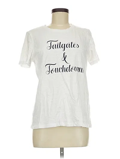 Pre-owned Draper James Short Sleeve T-shirt In White