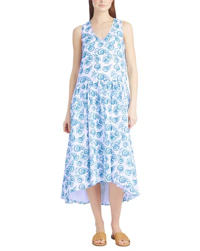 Draper James Skipper V-neck Midi Dress In Multi