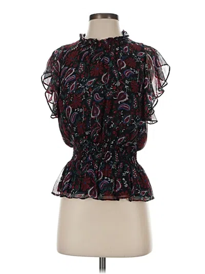 Pre-owned Draper James Sleeveless Blouse In Black