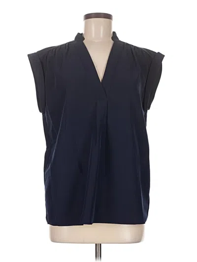 Pre-owned Draper James Sleeveless Blouse In Blue
