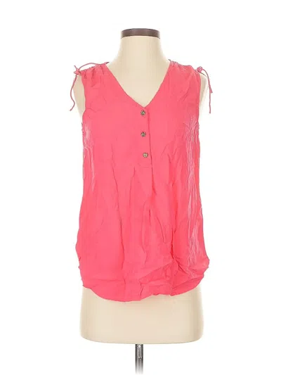 Pre-owned Draper James Sleeveless Blouse In Pink