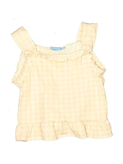 Pre-owned Draper James Kids' Sleeveless Blouse In Yellow