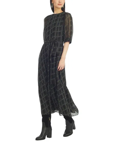 Draper James Sophie Tie Waist Midi Dress In Blue
