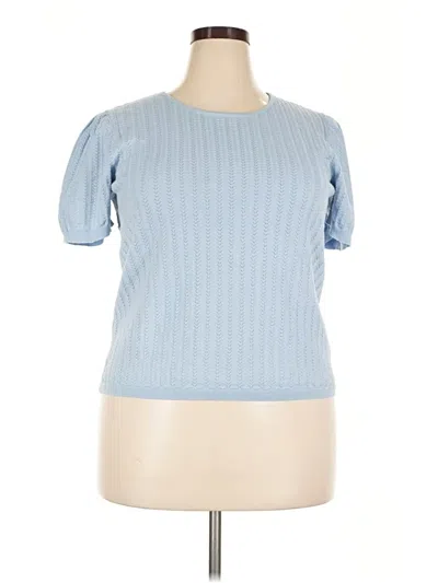 Pre-owned Draper James Sweater Vest In Blue
