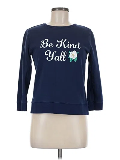 Pre-owned Draper James Sweatshirt In Blue