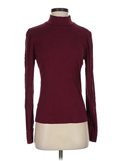 Pre-owned Draper James Turtleneck Sweater In Burgundy