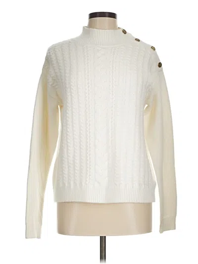 Pre-owned Draper James Turtleneck Sweater In Ivory