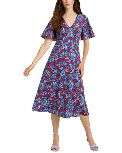 Draper James Vivienne Love Circle Midi Dress In Multi