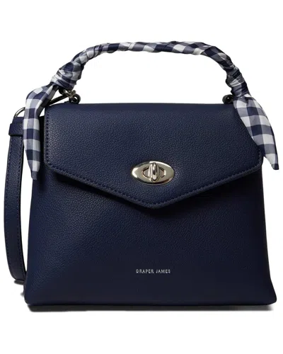 Draper James Women's  Spencer Bag Blue Adjustable Crossbody Strap Handbag Jdm1922