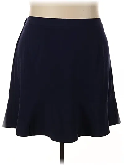 Pre-owned Draper James X Eloquii Casual Skirt In Blue