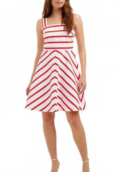 Draper James Zoe Dress In Red Wentworth Stripe