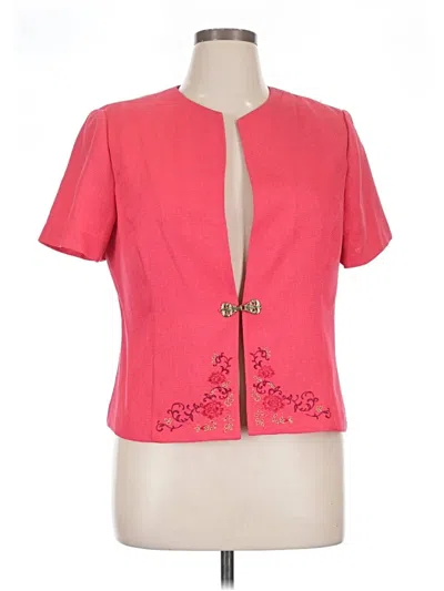 Pre-owned Draper's & Damon's Blazer Jacket In Pink