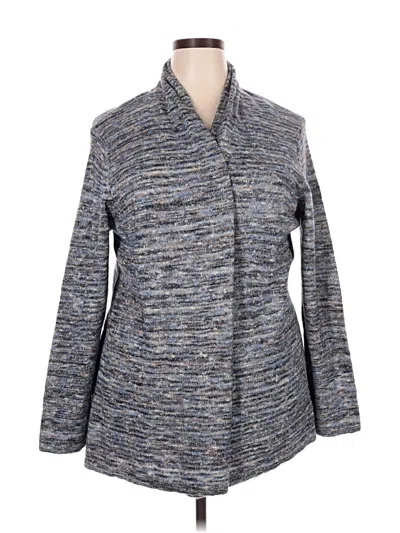Pre-owned Draper's & Damon's Cardigan Sweater In Blue