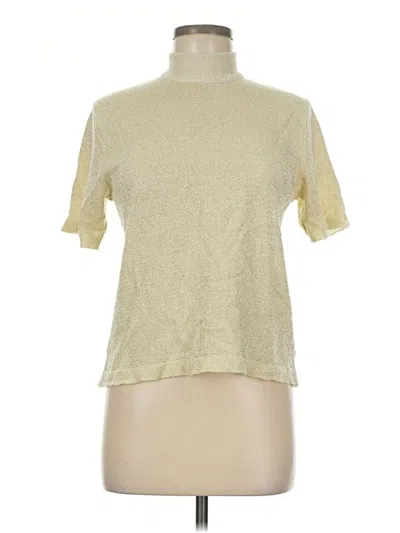 Pre-owned Draper's & Damon's Cardigan Sweater In Gold